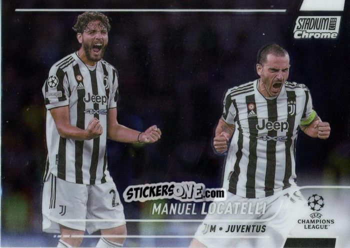 Figurina Manuel Locatelli - Stadium Club Chrome UEFA Champions League 2021-2022
 n. 27 - Topps