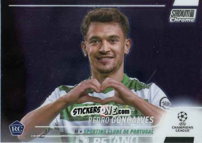 Sticker Pedro Gonçalves - Stadium Club Chrome UEFA Champions League 2021-2022
 n. 34 - Topps