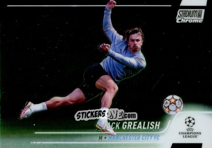Figurina Jack Grealish - Stadium Club Chrome UEFA Champions League 2021-2022
 n. 40 - Topps