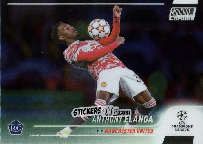 Cromo Anthony Elanga - Stadium Club Chrome UEFA Champions League 2021-2022
 n. 48 - Topps
