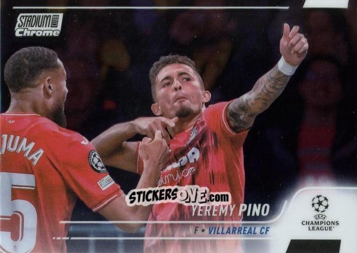 Cromo Yeremy Pino - Stadium Club Chrome UEFA Champions League 2021-2022
 n. 51 - Topps