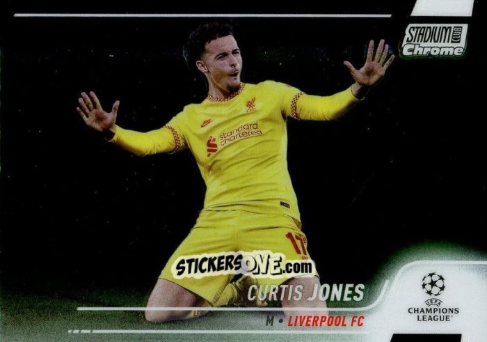 Figurina Curtis Jones - Stadium Club Chrome UEFA Champions League 2021-2022
 n. 59 - Topps