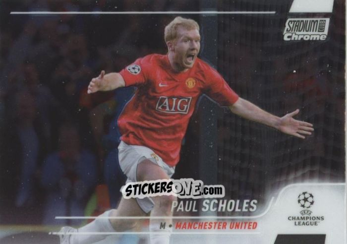 Cromo Paul Scholes - Stadium Club Chrome UEFA Champions League 2021-2022
 n. 62 - Topps