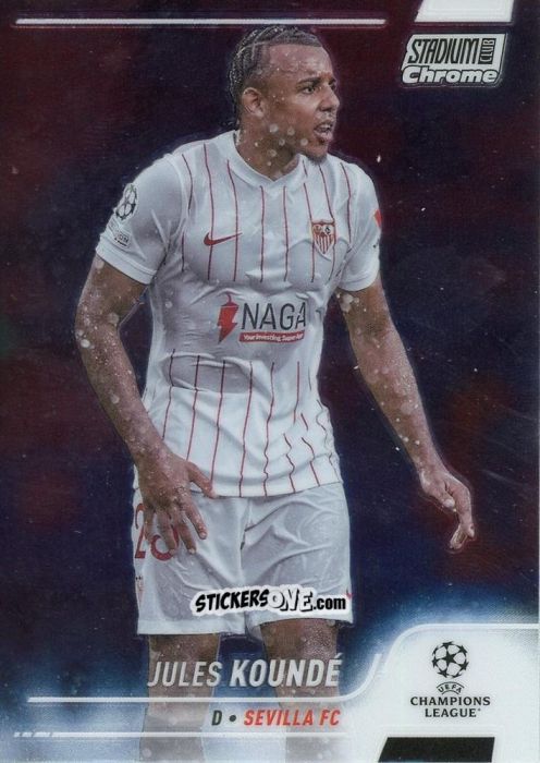 Figurina Jules Koundé - Stadium Club Chrome UEFA Champions League 2021-2022
 n. 63 - Topps
