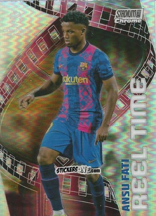 Sticker Ansu Fati - Stadium Club Chrome UEFA Champions League 2021-2022
 n. RT-AF - Topps