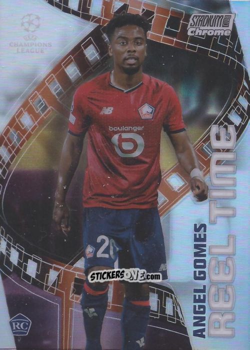 Cromo Angel Gomes - Stadium Club Chrome UEFA Champions League 2021-2022
 n. RT-AG - Topps