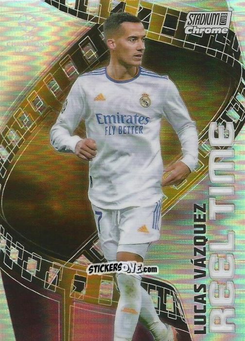 Sticker Lucas Vázquez - Stadium Club Chrome UEFA Champions League 2021-2022
 n. RT-LV - Topps