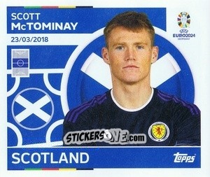 Sticker Scott McTominay - UEFA Euro 2024
 n. SCO16 - Topps