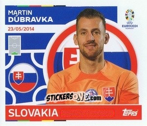Sticker Martin Dúbravka - UEFA Euro 2024
 n. SVK4 - Topps