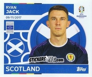 Sticker Ryan Jack - UEFA Euro 2024
 n. SCO19 - Topps