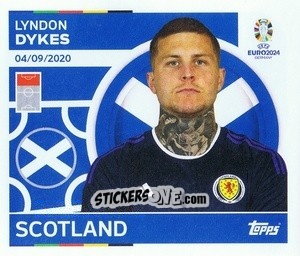 Sticker Lyndon Dykes - UEFA Euro 2024
 n. SCO20 - Topps