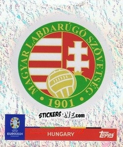 Cromo Emblem - UEFA Euro 2024
 n. HUN1 - Topps