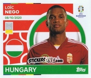 Sticker Loic Nego - UEFA Euro 2024
 n. HUN10 - Topps