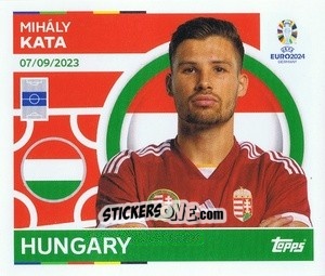 Sticker Mihaly Kata - UEFA Euro 2024
 n. HUN15 - Topps