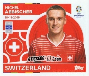 Sticker Michel Aebischer - UEFA Euro 2024
 n. SUI11 - Topps