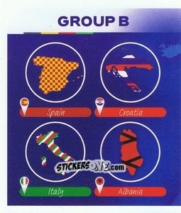 Sticker Overview - UEFA Euro 2024
 n. GB1 - Topps