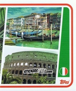 Sticker Italy Landmark - UEFA Euro 2024
 n. ITA-P2 - Topps