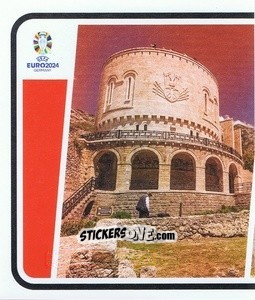 Sticker Albania Landmark - UEFA Euro 2024
 n. ALB-P1 - Topps