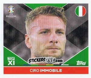 Sticker Ciro Immobile - UEFA Euro 2024
 n. ITA-TOP1 - Topps