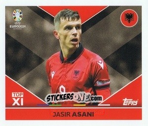 Sticker Jasir Asani - UEFA Euro 2024
 n. ALB-TOP1 - Topps