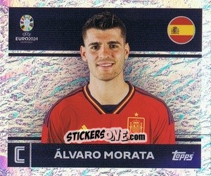 Sticker Alvaro Morata - UEFA Euro 2024
 n. ESP2 - Topps