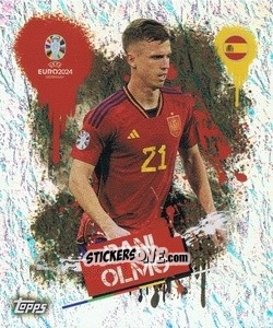 Sticker Dani Olmo - UEFA Euro 2024
 n. ESP3 - Topps