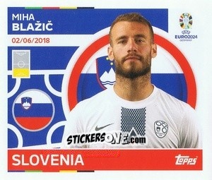 Sticker Miha Blažič - UEFA Euro 2024
 n. SVN6 - Topps