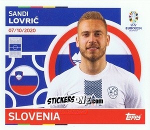 Sticker Sandi Lovrić - UEFA Euro 2024
 n. SVN12 - Topps