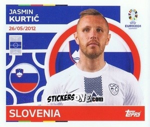 Sticker Jasmin Kurtić - UEFA Euro 2024
 n. SVN14 - Topps