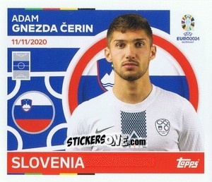 Sticker Adam Gnezda Čerin - UEFA Euro 2024
 n. SVN15 - Topps