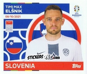 Sticker Timi Max Elsnik - UEFA Euro 2024
 n. SVN21 - Topps