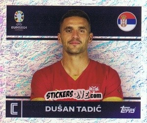 Sticker Dusan Tadic - UEFA Euro 2024
 n. SRB2 - Topps