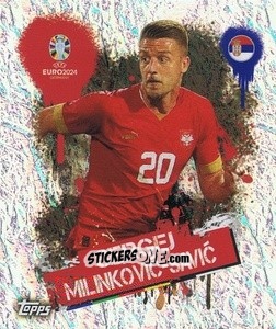 Sticker Sergej Milinkovic-Savic - UEFA Euro 2024
 n. SRB3 - Topps
