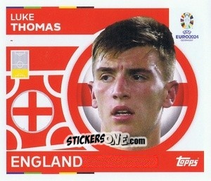 Sticker Luke Thomas - UEFA Euro 2024
 n. ENG5 - Topps