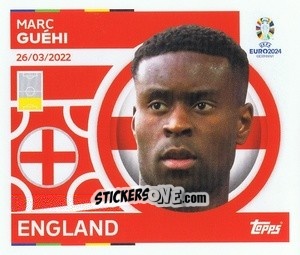 Sticker Marc Guehi - UEFA Euro 2024
 n. ENG10 - Topps