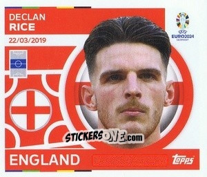 Sticker Declan Rise - UEFA Euro 2024
 n. ENG14 - Topps