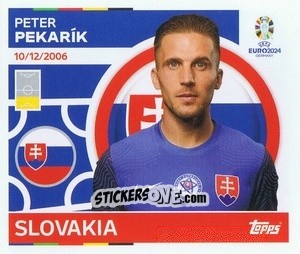 Sticker Peter Pekarik - UEFA Euro 2024
 n. SVK5 - Topps