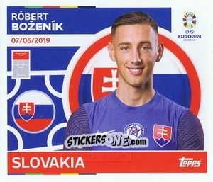 Sticker Róbert Boženík - UEFA Euro 2024
 n. SVK16 - Topps