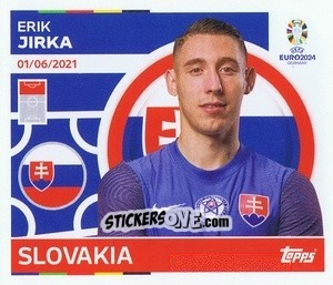Sticker Erik Jirka - UEFA Euro 2024
 n. SVK21 - Topps