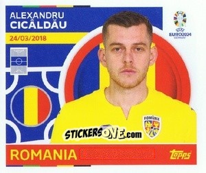 Sticker Alexandru Cicâldău - UEFA Euro 2024
 n. ROM12 - Topps