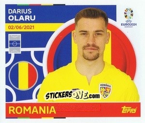 Sticker Darius Olaru - UEFA Euro 2024
 n. ROM13 - Topps