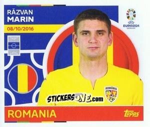 Sticker Răzvan Marin - UEFA Euro 2024
 n. ROM14 - Topps
