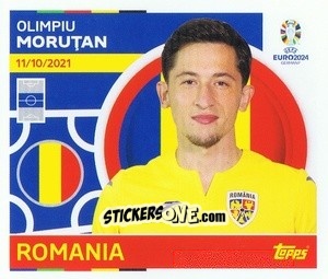 Sticker Olimpiu Moruţan - UEFA Euro 2024
 n. ROM15 - Topps
