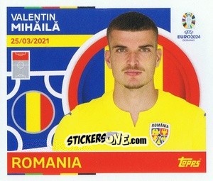 Sticker Valentin Mihăilă - UEFA Euro 2024
 n. ROM18 - Topps