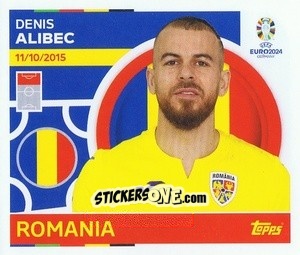 Sticker Denis Alibec - UEFA Euro 2024
 n. ROM19 - Topps
