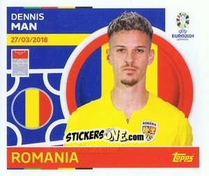 Sticker Dennis Man - UEFA Euro 2024
 n. ROM21 - Topps