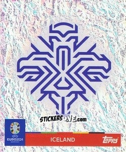Cromo Emblem - UEFA Euro 2024
 n. ICE1 - Topps