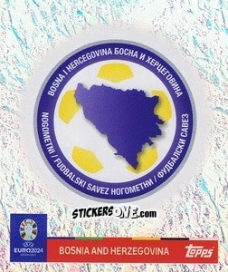 Sticker Emblem - UEFA Euro 2024
 n. BIH1 - Topps