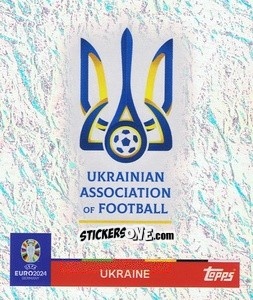 Sticker Emblem - UEFA Euro 2024
 n. UKR1 - Topps