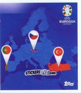 Sticker Overview - UEFA Euro 2024
 n. GF2 - Topps